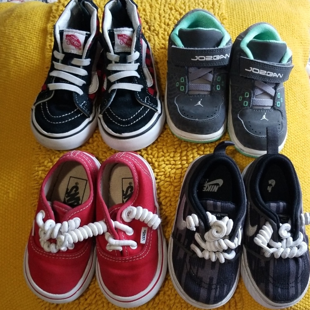 4 pairs of shoes size 5 and 5.5